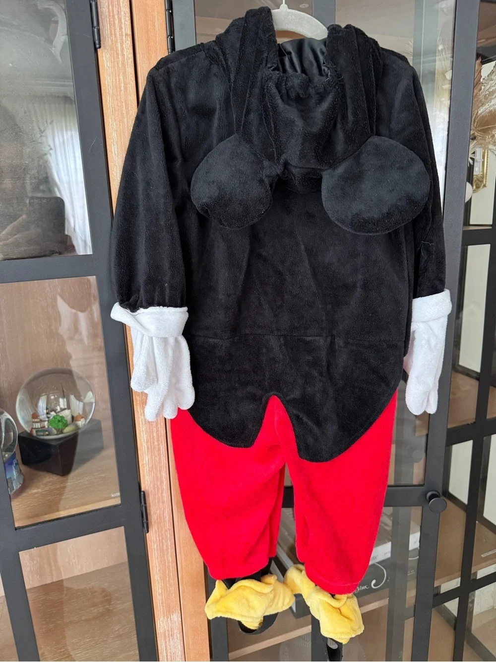 Y2k Disney Mickey Mouse tuxedo costume jumpsuit toddler baby bowtie hooded ears